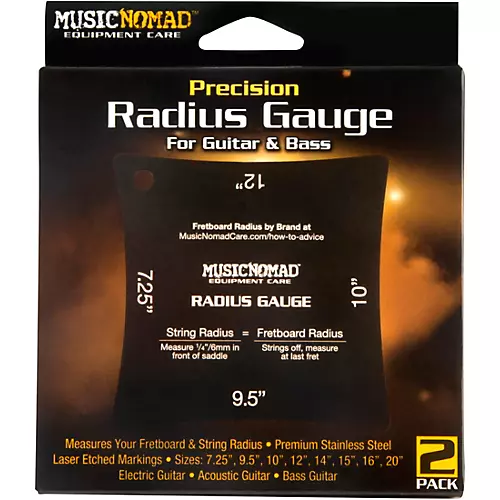 Music Nomad Precision Radius Gauge Set - 2 Pak - musicians--Friend