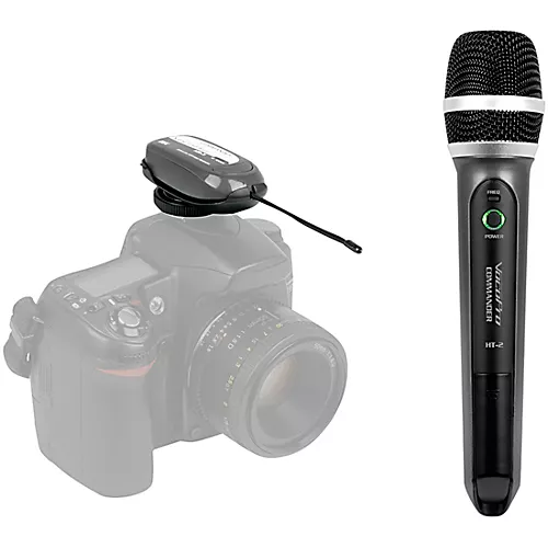 VocoPro Commander-FILM-HANDHELD Wireless Handheld Video Mic System, Frequency Set 4, 902-928mHz - musicians--Friend