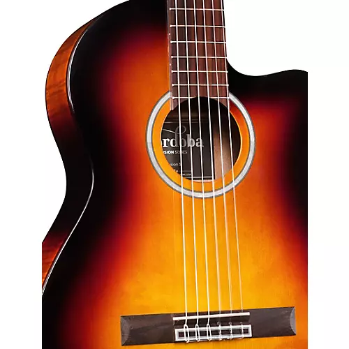 Cordoba Fusion 5 Acoustic-Electric Classical Guitar Ember Burst - musicians--Friend