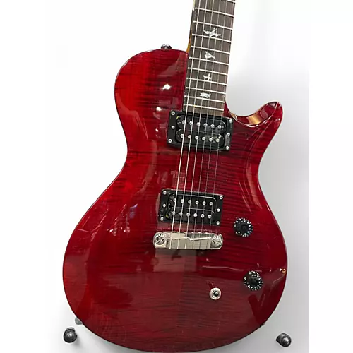 Used PRS Singlecut SE Wine Red Solid Body Electric Guitar Wine Red - musicians--Friend