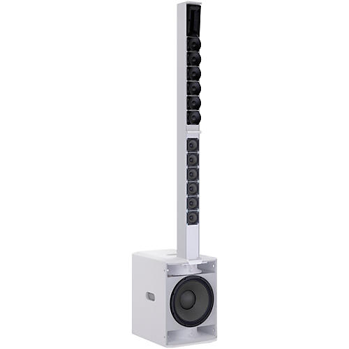 LD Systems MAUI 28 G3 Compact Cardioid Powered Column PA System, White - musicians--Friend