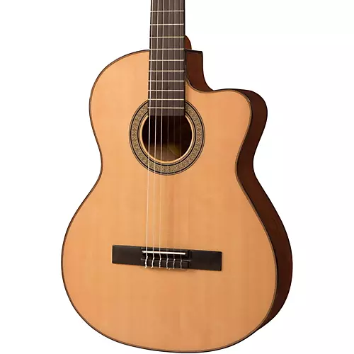 Lucero LC150SCE Nylon-String Classical  Acoustic-Electric Guitar Natural - musicians--Friend