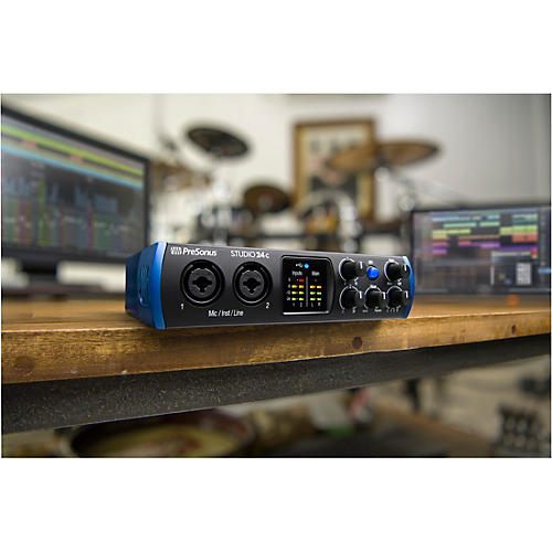 PreSonus Studio 24c USB-C 2x2 Audio/MIDI Interface With Studio One Artist 6 Software - musicians--Friend