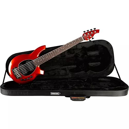 Ernie Ball Music Man Bongo 6 HH 6-String Bass Guitar Blood Orange - musicians--Friend