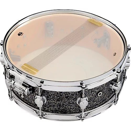 DW DWe Wireless Acoustic/Electronic Convertible Snare Drum 14 x 5 in. Lacquer Custom Specialty Black Cherry Metallic - musicians--Friend