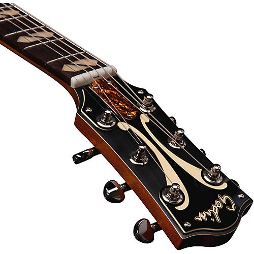 Godin 5th Avenue Jumbo P-Rail Hollowbody Electric Guitar Harvest Gold - musicians--Friend