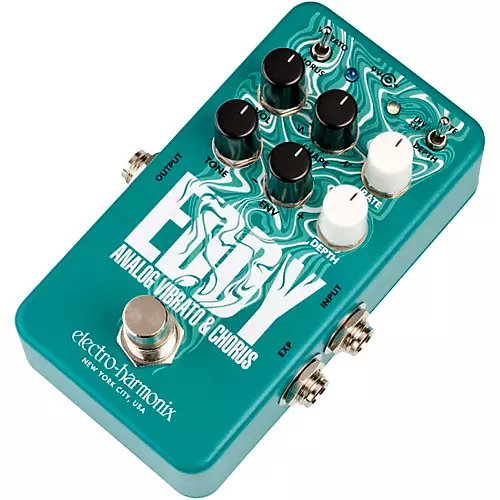 Electro-Harmonix Eddy Analog Vibrato & Chorus Effects Pedal Mint Green - musicians--Friend
