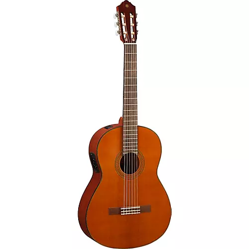 Yamaha CGX122MC Cedar-Nato Classical Acoustic-Electric Guitar Natural - musicians--Friend