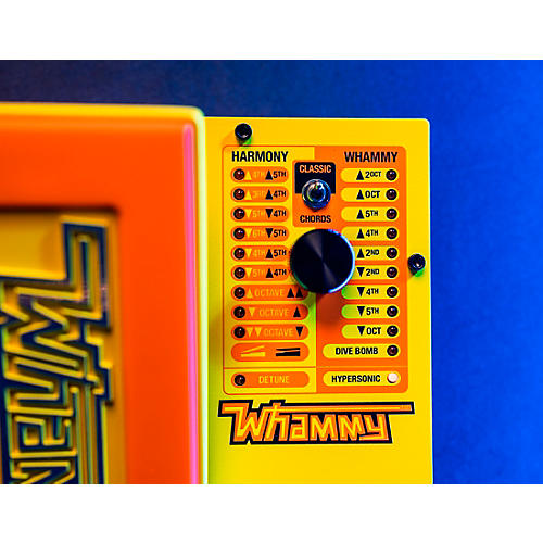 DigiTech MonoNeon Whammy Signature Whammy Effects Pedal Yellow and Orange - musicians--Friend