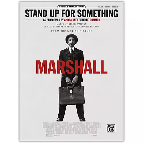 Alfred Stand Up for Something (from Marshall) Piano/Vocal/Guitar - musicians--Friend