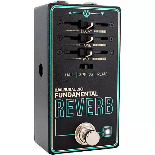 Walrus Audio Fundamental Series Reverb Effects Pedal Black - musicians--Friend