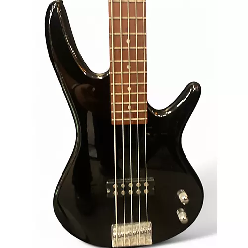 Used Ibanez gsr105ex Black Electric Bass Guitar Black - musicians--Friend
