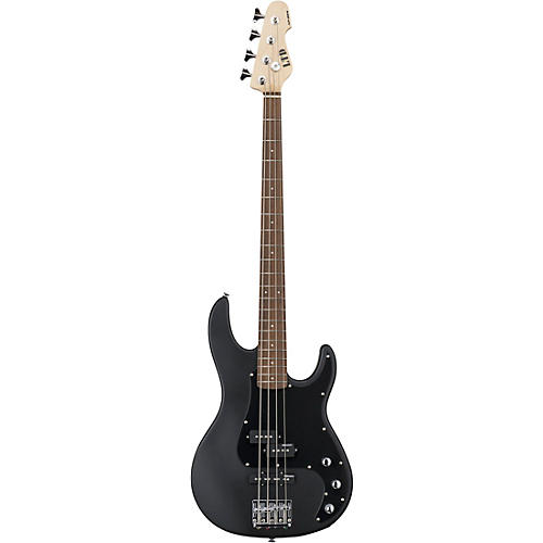 ESP LTD AP-204 Electric Bass Guitar Satin Black Black Pickguard - musicians--Friend