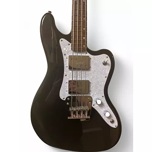 Used Squier PARANORMAL RASCAL Black Electric Bass Guitar Black - musicians--Friend