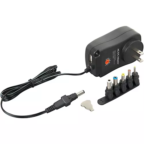 Livewire UXS Universal Multi-Voltage Power Supply with USB Port - musicians--Friend