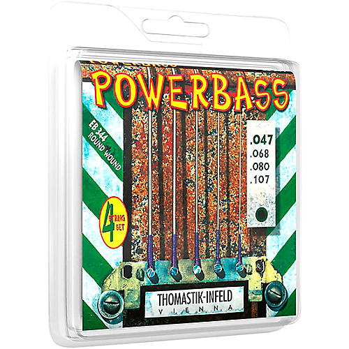 Thomastik EB344 Medium-Light Power Bass Roundwound 4-String Bass Strings - musicians--Friend