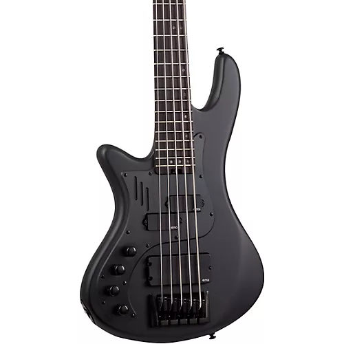 Schecter Guitar Research Stiletto-5 Stealth Pro LH Satin Black - musicians--Friend