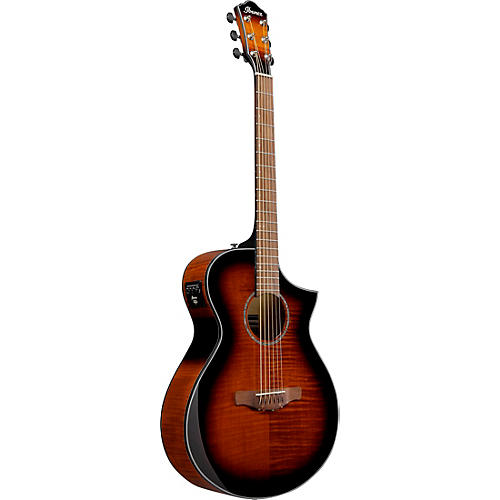 Ibanez AEWC400 Comfort Acoustic-Electric Guitar Amber Sunburst - musicians--Friend