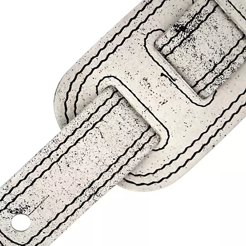 RICHTER Springbreak I Nappa Guitar Strap Black/Violet 2.75 in. - musicians--Friend