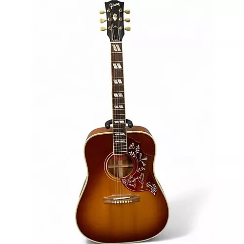 Used Gibson Custom shop 1960 Hummingbird 2 Color Sunburst Acoustic Guitar 2 Color Sunburst - musicians--Friend
