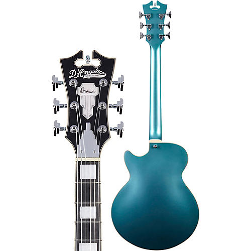 Open-Box D'Angelico Premier SS Semi-Hollow Electric Guitar With Stairstep Tailpiece Condition 1 - Mint Ocean Turquoise - musicians--Friend