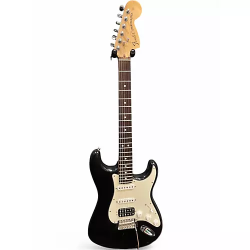 Used Fender American Special Stratocaster Black Solid Body Electric Guitar Black - musicians--Friend