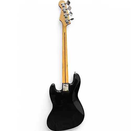 Used 2002 Fender Player Jazz Bass Black Electric Bass Guitar Black - musicians--Friend