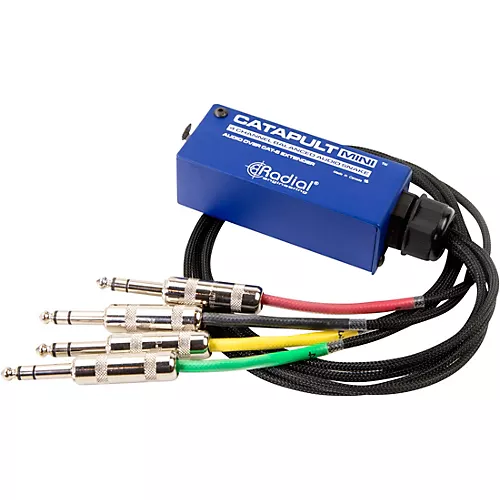 Radial Engineering Catapult Mini TRS 4-Channel Analog Cat 5 Audio Snake - musicians--Friend