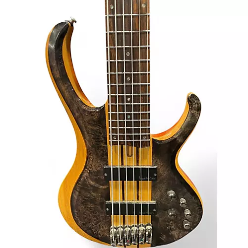 Used Ibanez btb846 natural blue Electric Bass Guitar natural blue - musicians--Friend
