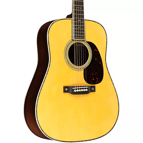 Martin Custom Shop Dreadnought Style 45 Sitka Spruce-Wild Grain East Indian Rosewood Acoustic Guitar Natural - musicians--Friend