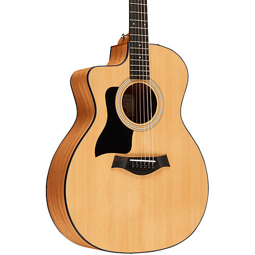 Taylor 114ce Grand Auditorium Left-Handed Acoustic-Electric Guitar Natural - musicians--Friend