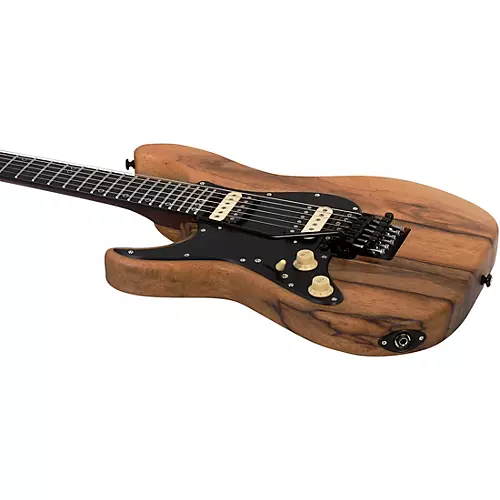 Schecter Guitar Research SVSS Exotic Left-Handed Electric Guitar Black Limba - musicians--Friend