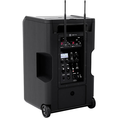 LD Systems ANNY 10 Portable Battery-Powered Speaker With Dual Wireless Headset Mics B4.7 - musicians--Friend