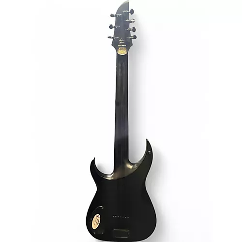 Used Schecter Guitar Research KM7 MK3 Gray Solid Body Electric Guitar Gray - musicians--Friend