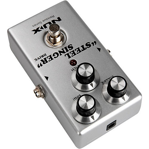 NUX Reissue Series Steel Singer Drive Effects Pedal Silver - musicians--Friend