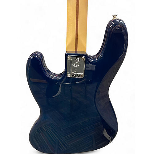 Used Fender Player Plus Jazz Bass Plus Top Blue Burst Electric Bass Guitar Blue Burst - musicians--Friend