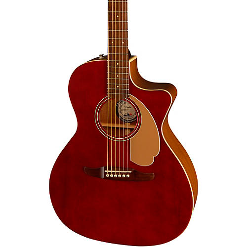 Fender Newporter Player Limited-Edition Acoustic-Electric Guitar Arctic White - musicians--Friend