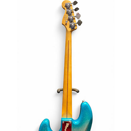 Used 2020s Fender Blu det Sky Burst Sparkle Electric Bass Guitar Sky Burst Sparkle - musicians--Friend