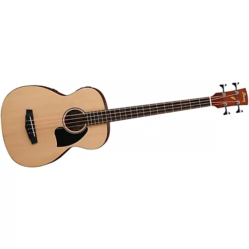 Ibanez PCBE12 Grand Concert Acoustic-Electric Bass Guitar Open Pore Natural Mahogany Top - musicians--Friend