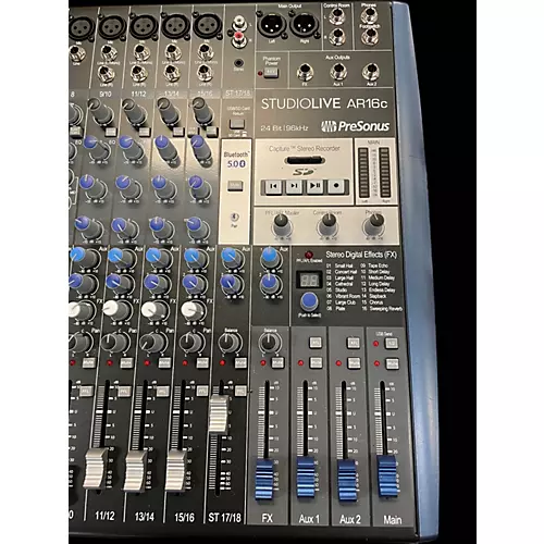 Used PreSonus STUDIO LIVE AR16C Powered Mixer - musicians--Friend