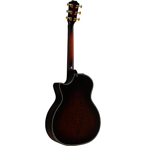 Taylor Builder's Edition 324ce Grand Auditorium Acoustic-Electric Guitar Tobacco Kona Burst - musicians--Friend