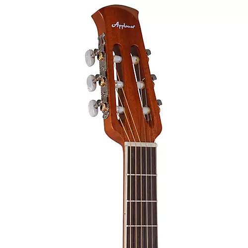 Applause AB24CS-4S Traditional Series Mid-Depth Spruce Nylon-String Classical Acoustic-Electric Guitar Natural - musicians--Friend
