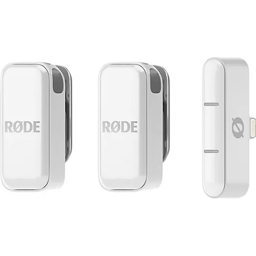 RODE Wireless Micro Ultra-Compact Wireless Microphone (Lightning) White - musicians--Friend