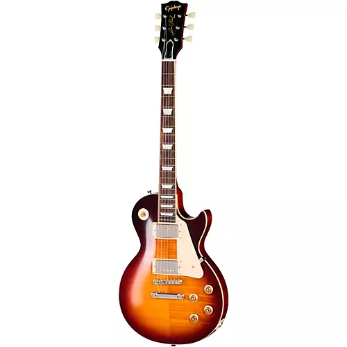 Epiphone 1959 Les Paul Standard Reissue Electric Guitar Deep Cherry Sunburst - musicians--Friend