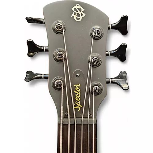 Used Spector PULSE II 6 STRING Satin Black Electric Bass Guitar Satin Black - musicians--Friend