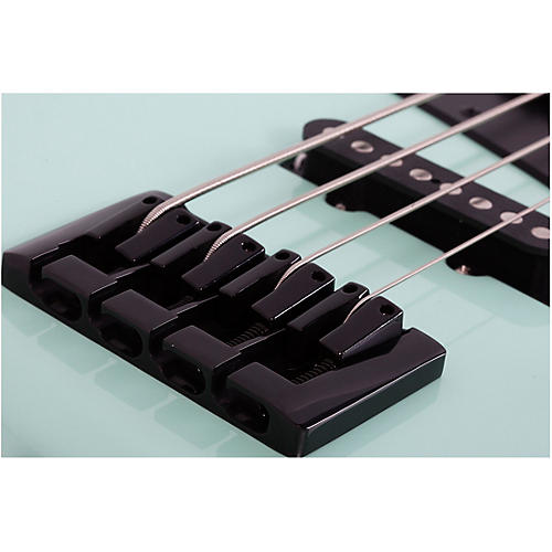 Schecter Guitar Research J-4 Maple Fingerboard Bass Sea Foam Green Black Pickguard - musicians--Friend