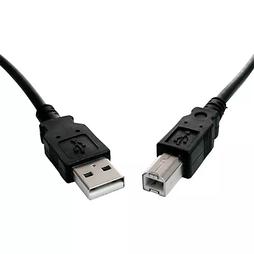 Tera Grand Black USB 2.0 A Male to B Male Cable 10' - musicians--Friend