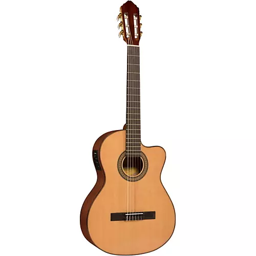 Lucero LC150SCE Nylon-String Classical  Acoustic-Electric Guitar Natural - musicians--Friend