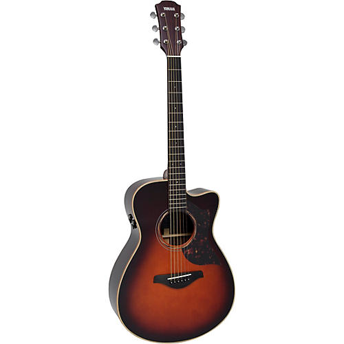 Yamaha A-Series AC3R Concert Cutaway Acoustic-Electric Guitar Tobacco Brown Sunburst - musicians--Friend