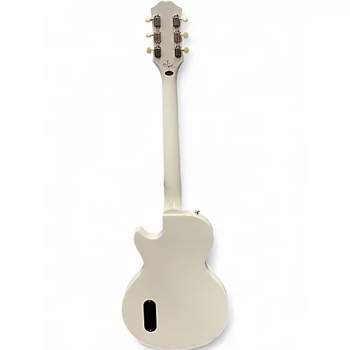 Used Epiphone BILLY JOE ARMSTRONG LES PAUL JUNIOR White Solid Body Electric Guitar White - musicians--Friend